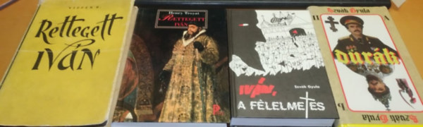 Szvk Gyula, Henry Troyat, R. Vipper - 4 db-os Rettegett Ivn pakk: Durk + Ivn, a flelmetes + Rettegett Ivn + Rettegett Ivn