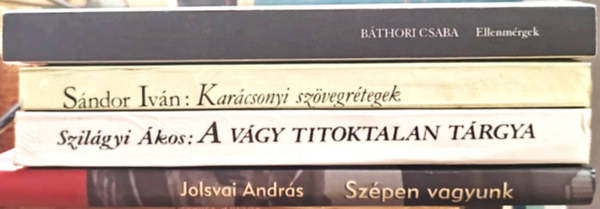Jolsvai Andrs, Bthori Csaba, Sndor Ivn, Szilgyi kos - Magyar kortrs knyvcsomag