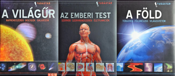 Dr. Horvth Sndor (ford.) - 3 db Tudstr knyv: A Fld, A vilgr, Az emberi test