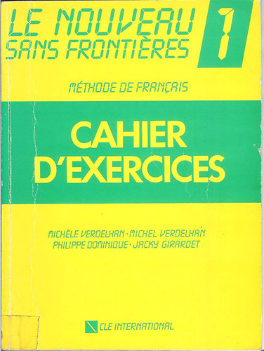 Dominique-Girardet-Verdelhan-. - Cahier d'exercices 1