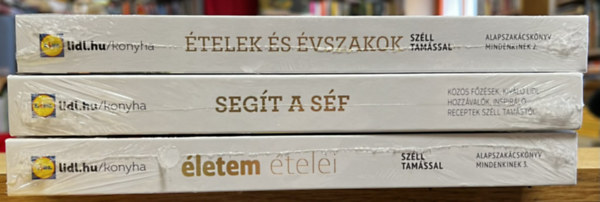 Sz�ll Tam�s - Lidl Konyha 3 db: �telek �s �vszakok + Seg�t a s�f + �letem �telei