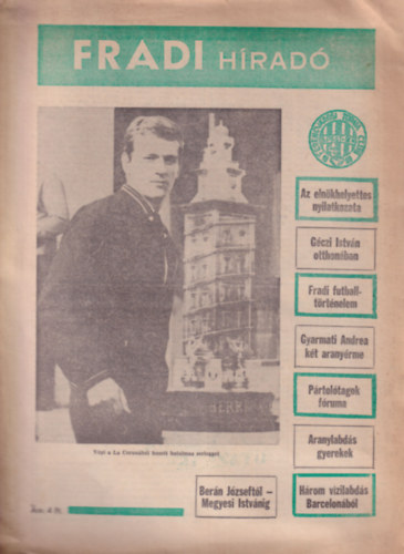 Vrszegi Jnos (szerk.) - Fradi-hrad 1970
