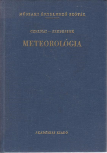 Czelnai- Szepesin - Meteorolgia (Mszaki rtelmez sztr)