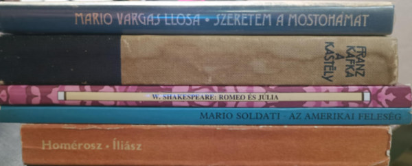 Homrosz, Mario Soldati, Williem Shakespeare, Franz Kafka, Mario Vargas LLosa - Klasszikus knyvcsomag