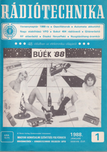 B�kei Ferenc (F�szerk) - R�di�technika - ( 1988. teljes �vfolyam 1-12. sz. )