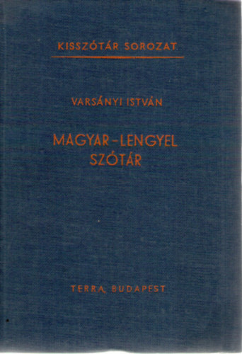 Vars�nyi Istv�n - Magyar-Lengyel sz�t�r