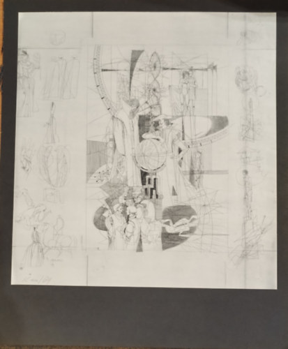 Kass J�nos al��rt, eredeti r�zkarca 1967. (Mad�ch: Az ember trag�di�j�hoz)