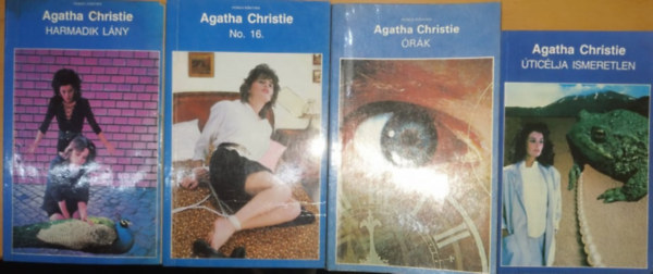 Agatha Christie - 4 db Agatha Christie: ticlja ismeretlen + Harmadik lny + No. 16. + rk