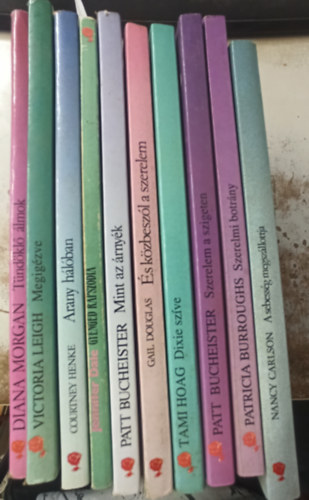 Jennifer Dale, Courtney Henke, Victoria Leigh, Diana Morgan, Patt Bucheister, Tbb szerz - 10 db Vrs Rzsa: Tndkl lmok +Megigzve +Arany hlban +Gyengd rapszdia +Mint az rnyk +s kzbeszl a szerelem +Dixie szve +Szerelem a szigeten +Szerelmi botrny +A sebessg megszlottja
