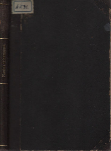 Gerevics Gusztáv (szerk.) - T. Maccius Plautus trinummusa (iskolai használatra)