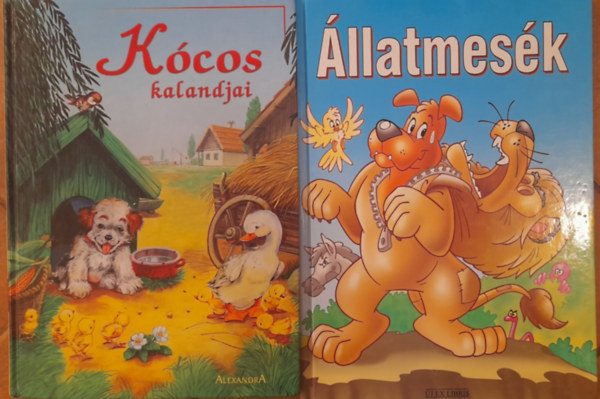 Sarkadi Pter (szerk.), Feket Csaba - 2 db llatos meseknyv: llatmesk (szerk.: Sarkadi Pter), Feket Csaba: Kcos kalandjai