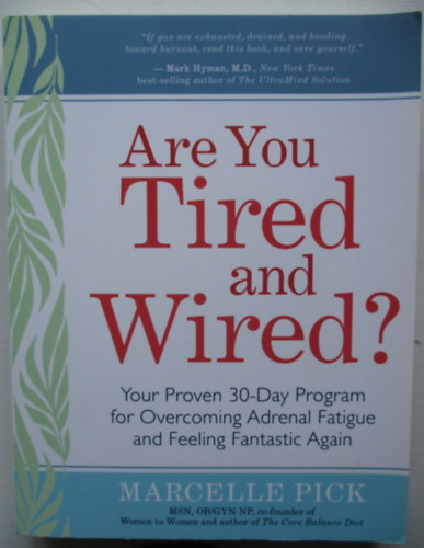 Marcelle Pick - Are you tired and wired?