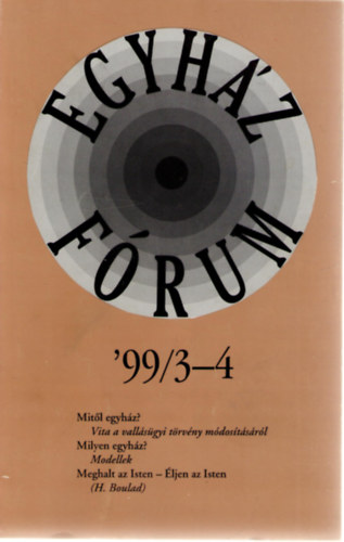 Egyhzfrum '99/3-4