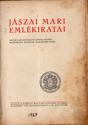 Jszai Mari - Jszai Mari emlkiratai
