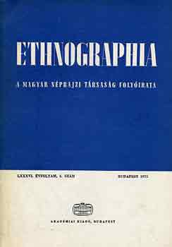 Ethnographia LXXXVI. vf. 4. szm