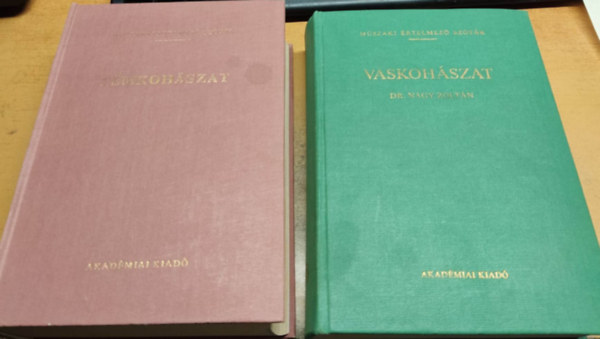 Dr. Vas Zoltán, Dr. Nagy Zoltán - 2 db Műszaki értelmező szótár: Fémkohászat + Vaskohászat