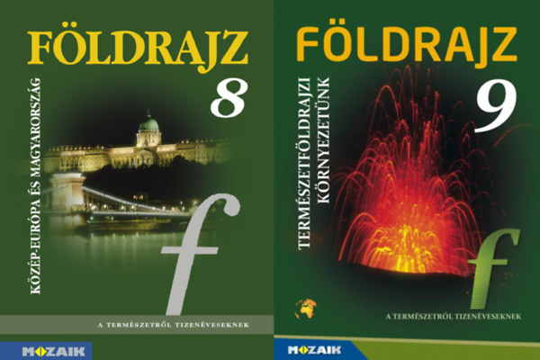 Dr. Kov�cs L�szl�n� - V�zv�ri Albertn� - J�n�s Ilona - F�ldrajz 8. - K�z�p-Eur�pa �s Magyarorsz�g + F�ldrajz 9. - Term�szetf�ldrajzi k�rnyezet�nk (2 k�tet)