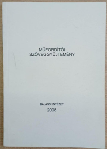 R�cz P�ter (szerk.) - M�ford�t�i sz�veggy�tem�ny