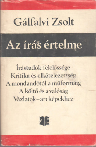 G�lfalvi Zsolt - Az �r�s �rtelme