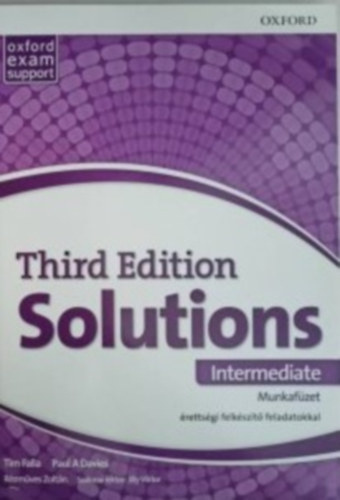 Jane Hudson, Tim Falla, Davies, Paula. - Solutions Intermediate Munkaf�zet �retts�gi felk�sz�t� feladatokkal