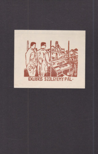 Ex Libris - Sz�lgy�my P�l (eredeti nyomat)