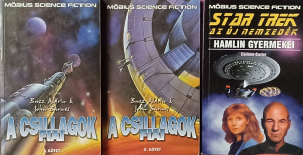 Carmen Carter, John Barnes Buzz Aldvin - STAR TREK az j nemzedk: Hamlin gyermekei + A csillagok fiai I-II. (3 m)