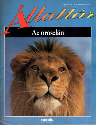 Desics Istvn (szerk), Doktor Ferenc - llattr - Az oroszln.