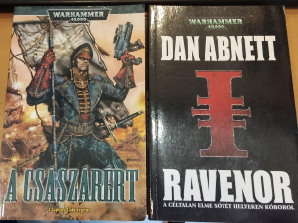 Sandy Mitchell, Dan Abnett - 2 db Warhammer 40.000: A csszrrt (Ciaphas Cain regny) + Ravenor