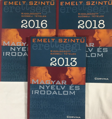 Emelt szint rettsgi  - 2013, 2016, 2018 (3 ktet)
