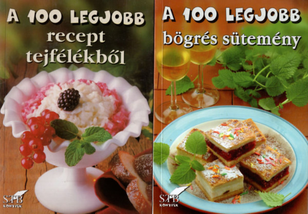 Bogos Attila; Mzes Istvn Mikls, Sajgn Rus Ibolya, Tor Elza ( szerk.) - 4 db A 100 legjobb szakcssorozatbl ( egytt ) 1. A 100 a legjobb  hsos j falat, 2. A 100 legjobb spanyol recept, 3. A 100 legjobb bgrs stemny, 4. A 100 legjobb recept tejflkbl