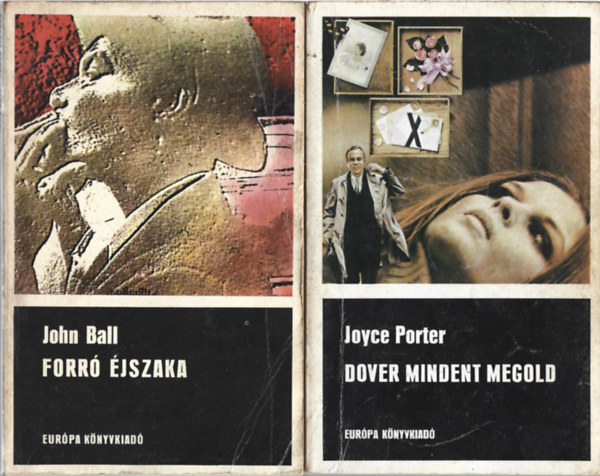 2 db könyv, John Ball: Forró éjszaka, Joyce Porter: Dover mindent megold