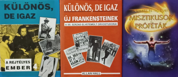 Allan Hall, Richard Stone - j Frankensteinek +  A rejtlyes ember + Misztikusok s prftk