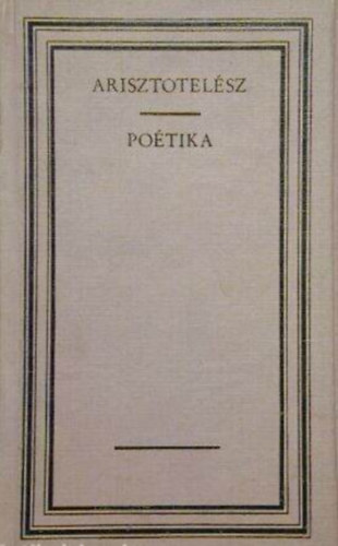 Arisztotel�sz - Po�tika
