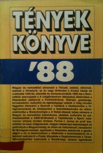 Lipovecz Ivn Bal Gyrgy - Tnyek knyve' 88