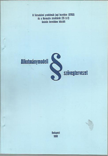 Alkotmnymodell szvegtervezett