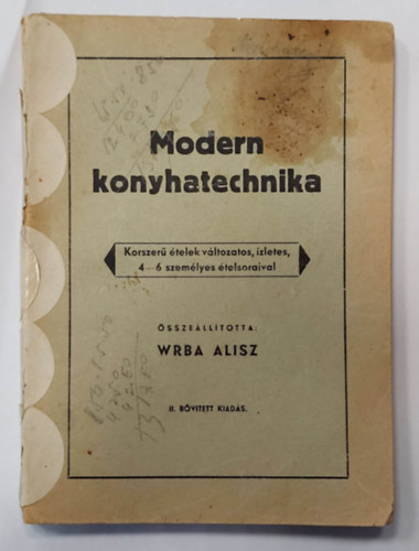 Wrba Alisz - Modern konyhatechnika - II. bvtett kiads