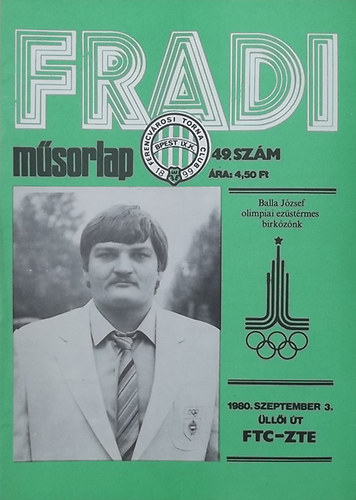 Nagy Bla (szerk.) - Fradi msorlap 49. szm