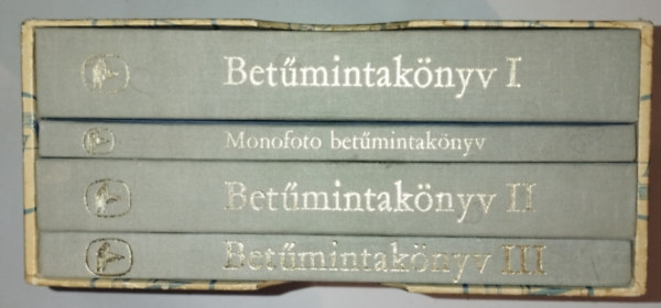 Betűmintakönyv I-III. + Monofoto betűtípusok
