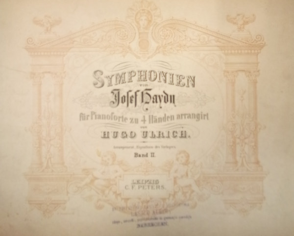 Hugo Ulrich - Symphonien von Josef Haydn fr Pianoforte zu 4 Handen arrangirt ( Band II. )
