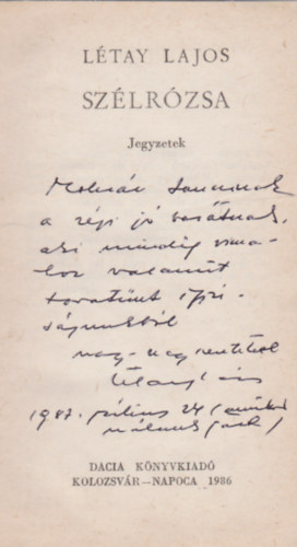 L�tay Lajos - Sz�lr�zsa