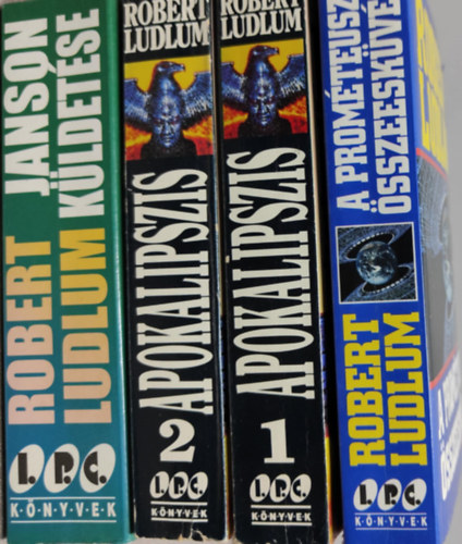 Robert Ludlum - 3 db Robert Ludlum regény (4 kötetben): / A Prométheusz összeesküvés / Apokalipszis 1-2. / Janson küldetése /