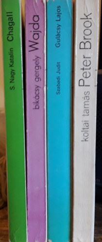 4 db letrajzi (Szemtl szemben) knyv: S.Nagy:Chagall+Bikcsy:Wajda+Szabadi:Gulcsy+Koltai:Peter Brook