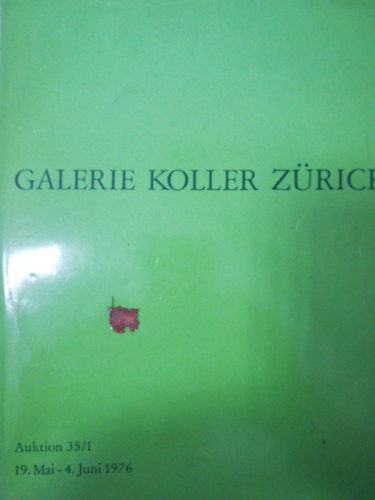 Galerike koller zrich auktion 35/1 19. Mai-4. Juni 1976
