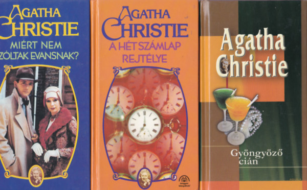 Agatha Christie könyvcsomag : 3db