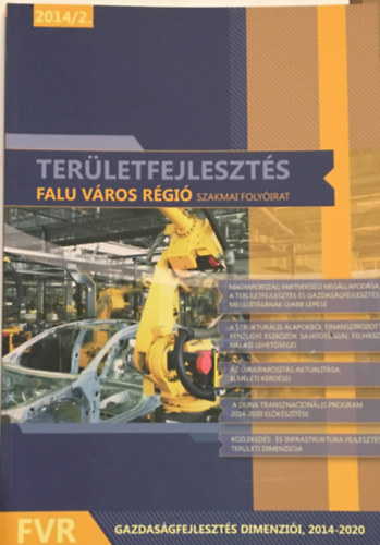 Terletfejleszts. Gazdasgfejleszts dimenzii, 2014-2020
