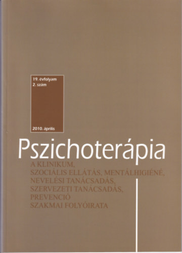 Pszichoterpia 19. vfolyam 2.szm 2010.prilis