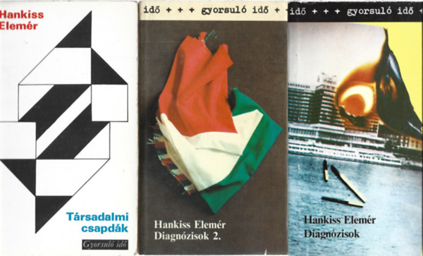 Hankiss Elemér - 3 db könyv, Diagnózisok 1-2., Társadalmi csapdák