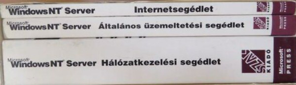 Microsoft Windows NT Server Resource Kit- zemelteti enciklop. I-III. (ltalnos zemeltetsi seg. + Hlzatkezelsi seg. + Internetsegdlet)