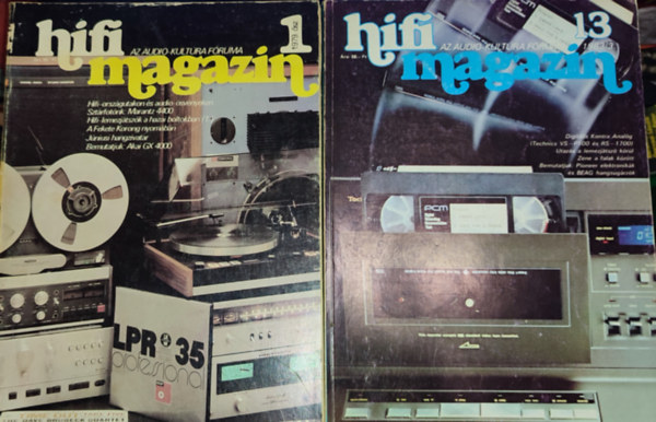 Darvas Lszl (szerk.) - 2db Hifi Magazin - Darvas Lszl (szerk.) - Hifi Magazin 1979. sz-1.; Hifi Magazin 1983/3.-13.