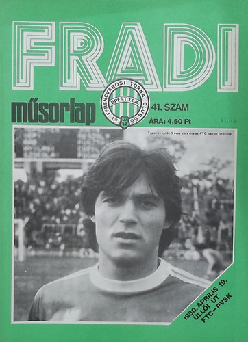 Nagy Bla (szerk.) - Fradi msorlap 41. szm
